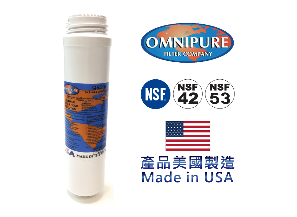 Q5515 Omnipure Carbon Filter Cartridge (made in USA)